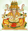 Trimukha Ganapati