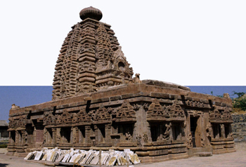 A temple of the Navabrahma group. These temples, made with northern Indian