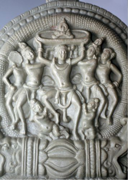 SCULPTURAL PANEL, PANIGIRI, c. 1st century A.D. (Andhra Pradesh State Museum, Hyderabad).