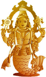 Avatar - matsya - the first incarnation of vishnu